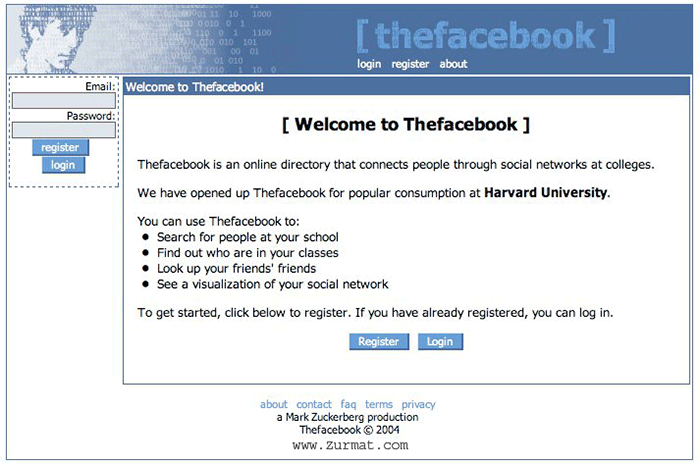 TheFaceBook Harvard University